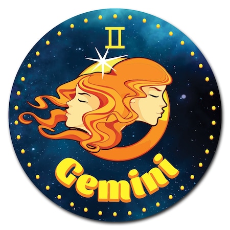 Gemini Circle Corrugated Plastic Sign